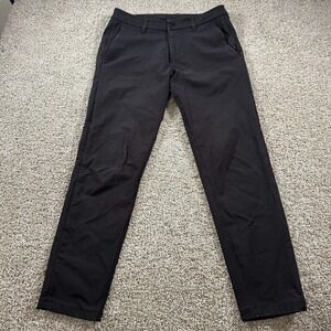 Lululemon‎ ABC Pants Mens 30 Black Preppy Chino Classiccore Performance Casual